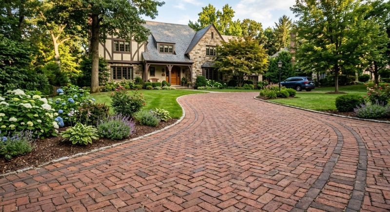 Brick Driveway Installation in Nashua, NH