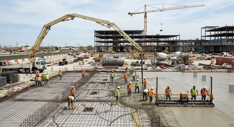 Commercial Slab Installation in Kalamazoo, MI