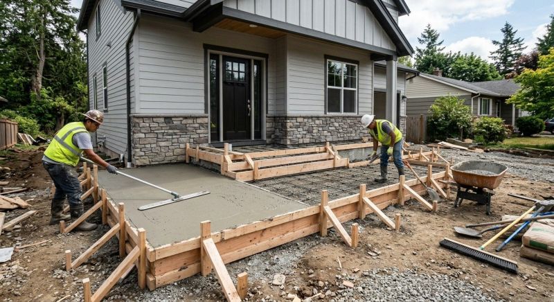 Concrete Porch Construction in Salt Lake City, UT