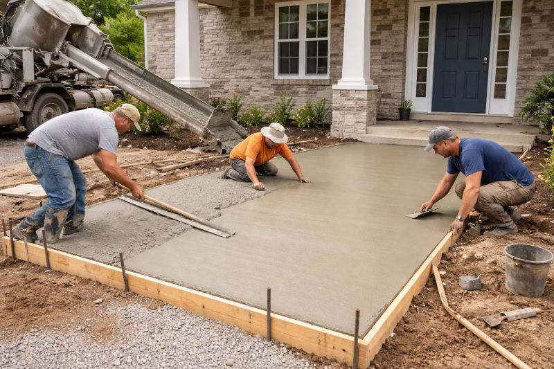 Concrete Porch Installation in Fort Collins, CO