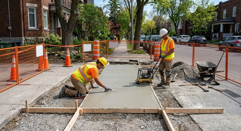 Sidewalk Pouring in Salt Lake City, UT