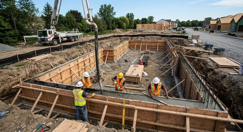 Cement Foundation Installation in Charleston, SC