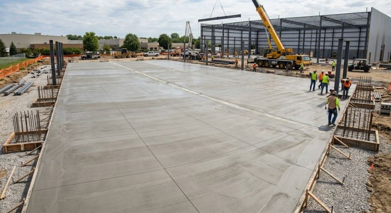 Commercial Slab Construction in Aurora, CO