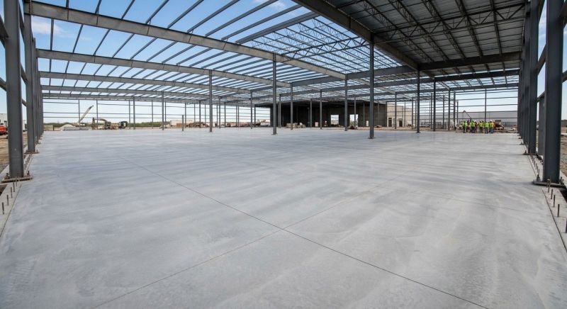 Commercial Slab Installation in Toledo, OH