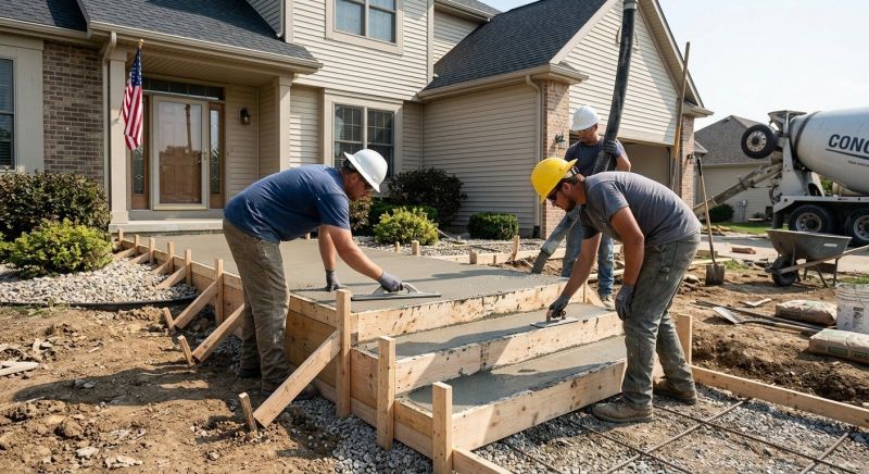 Concrete Porch Construction in Fort Collins, CO