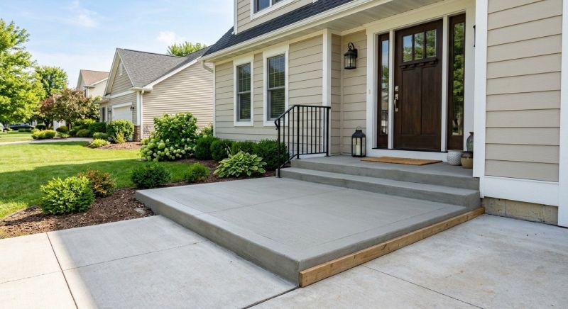 Concrete Porch Installation in Salt Lake City, UT