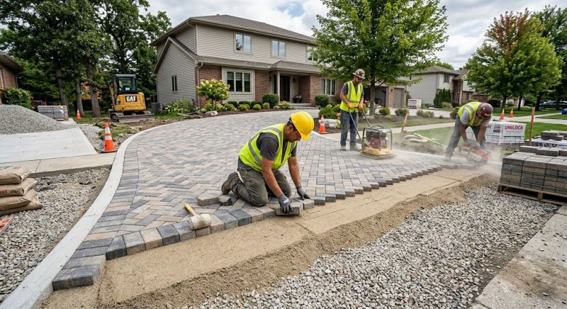 Driveway Pavers Replacement in Sacramento, CA