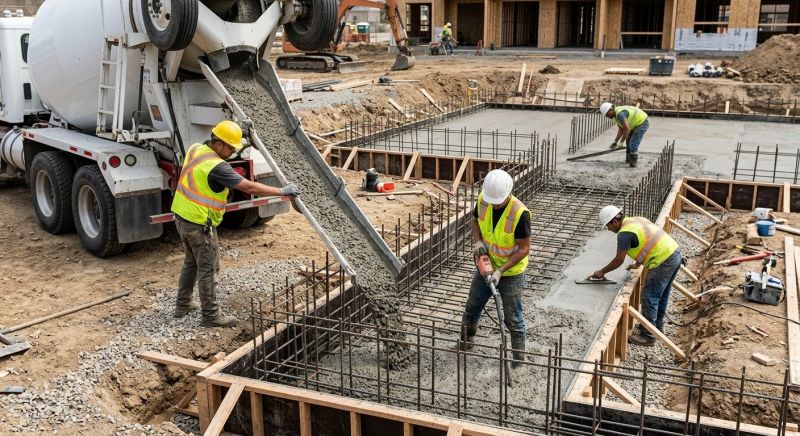 Foundation Pouring in Fort Wayne, IN