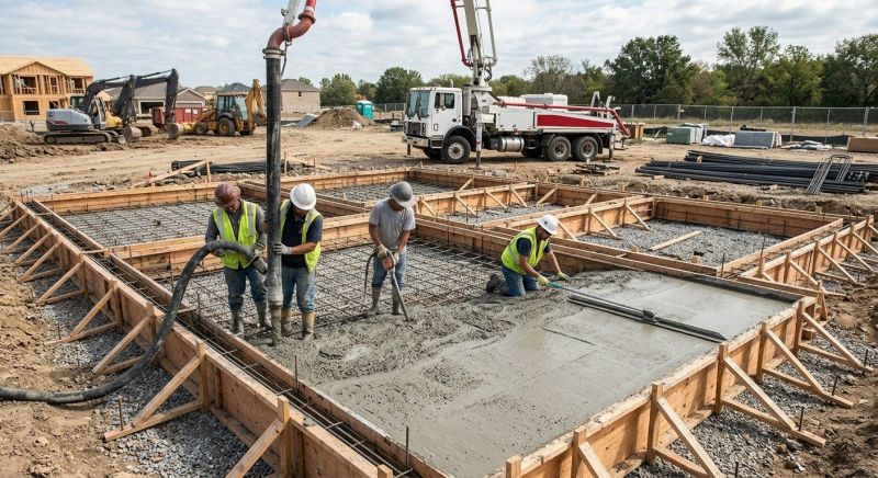 Foundation Wall Pouring in Greenville, SC