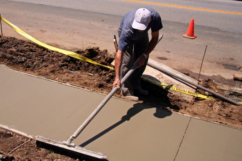 Sidewalk Concrete Installation detail