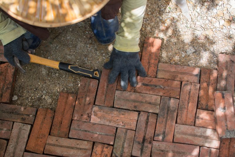 Patio Brick Installation in Framingham, MA