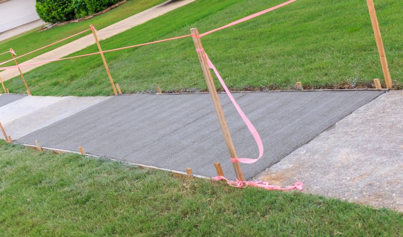 Sidewalk Concrete Installation