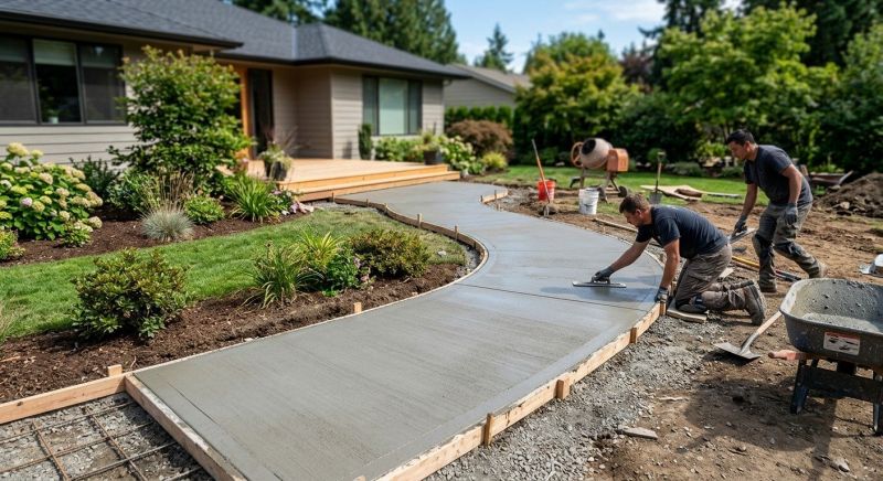 Walkway Pouring in Denver, CO